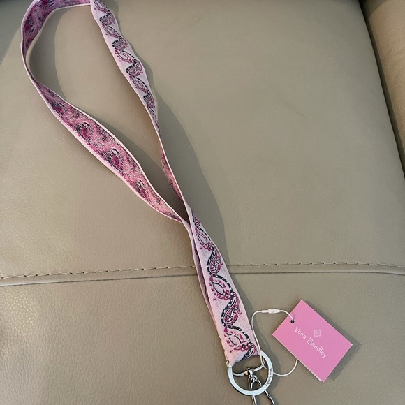 NWTVera Bradley Felicity Paisley Pink Lanyard - Picture 5 of 6